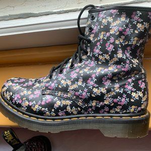 Dr. Martens 1460 Floral Women's Boots Size 9